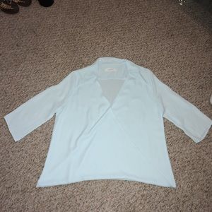 Baby Blue Blouse
